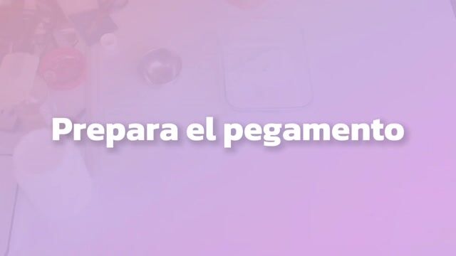 Prepara tu propio pegamento