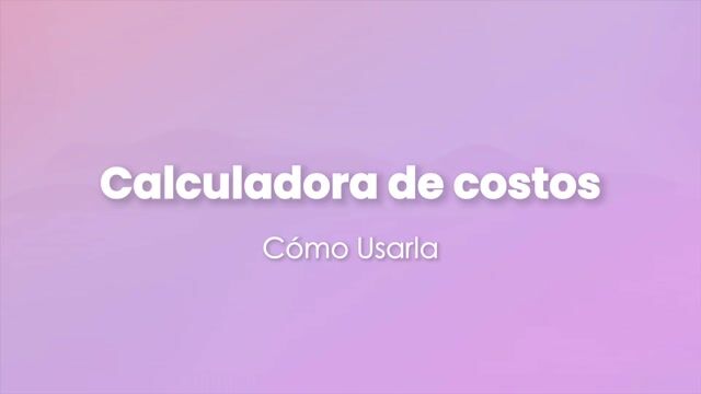 Calculadora de Costos
