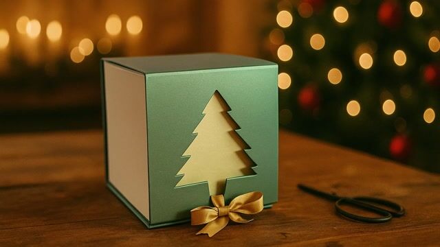 Caja Plegable |Árbol de Navidad - Parte 1
